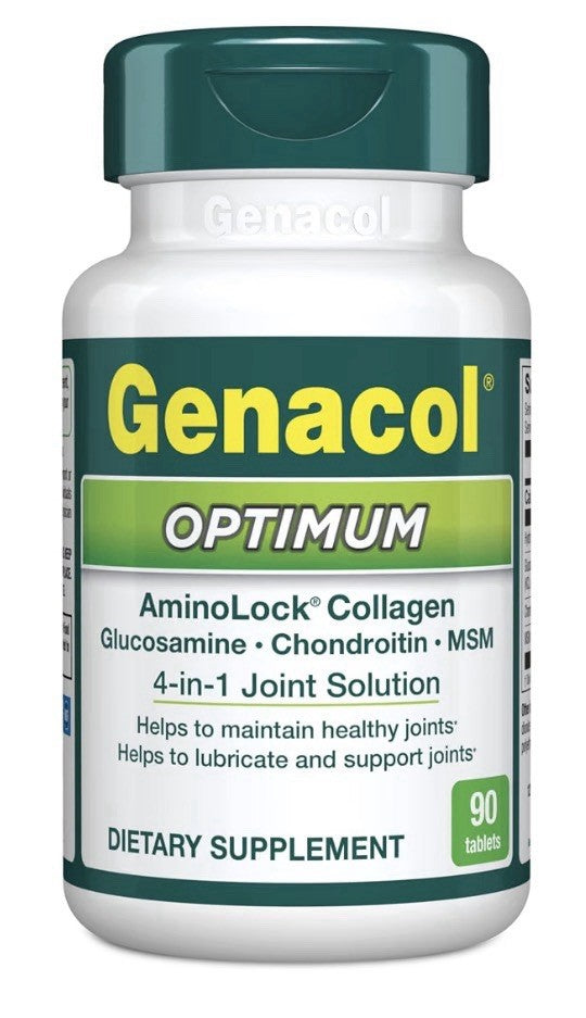 Genacol Optimum AminoLock Collagen Glucosamine Healthy Joints Lubricate 90 Caps