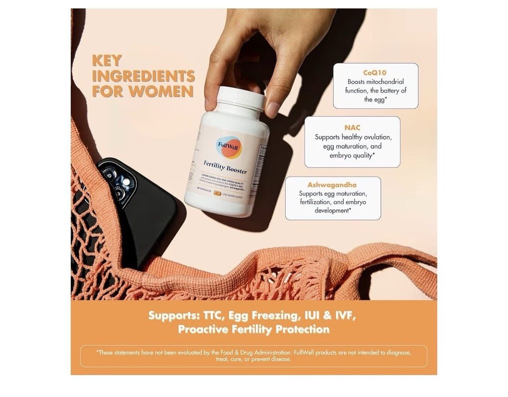 FullWell Fertility Booster for Men & Women Conception Support Mobility 60Capsule