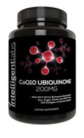 Intelligent Labs CoQ10 Ubiquinone 200mg with MCT Oil Heart Health 4 month supply