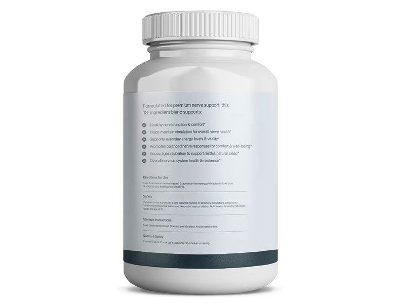 NEUROSMILE Nerve Support Supplement Support Healthy Sensation Relaxation 120caps