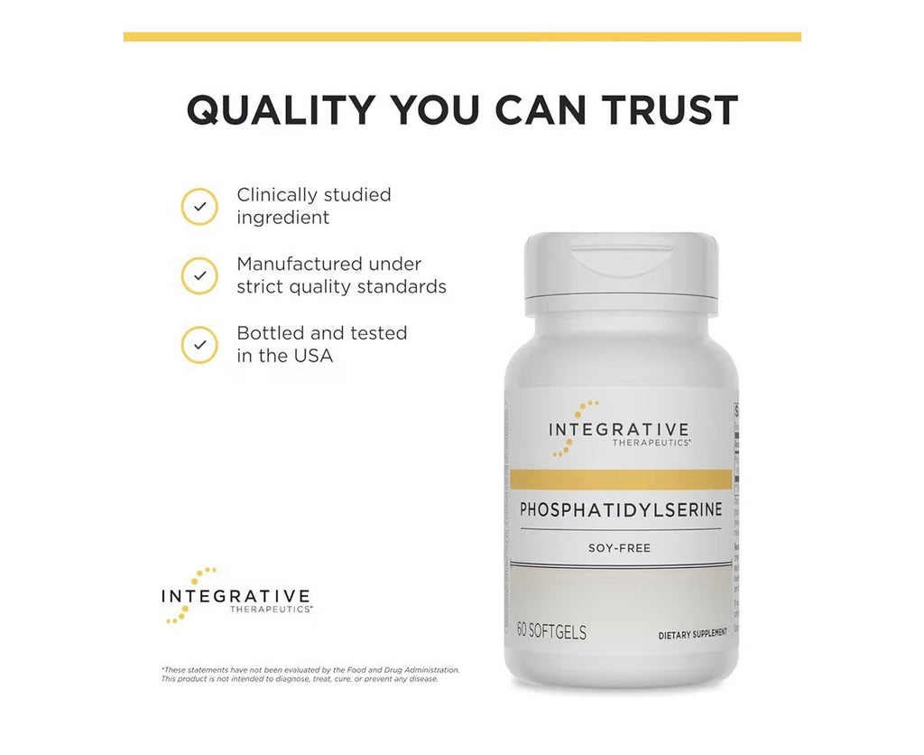 Integrative Therapeutics Phosphatidylserine Brain Cognitive Function Soy Free