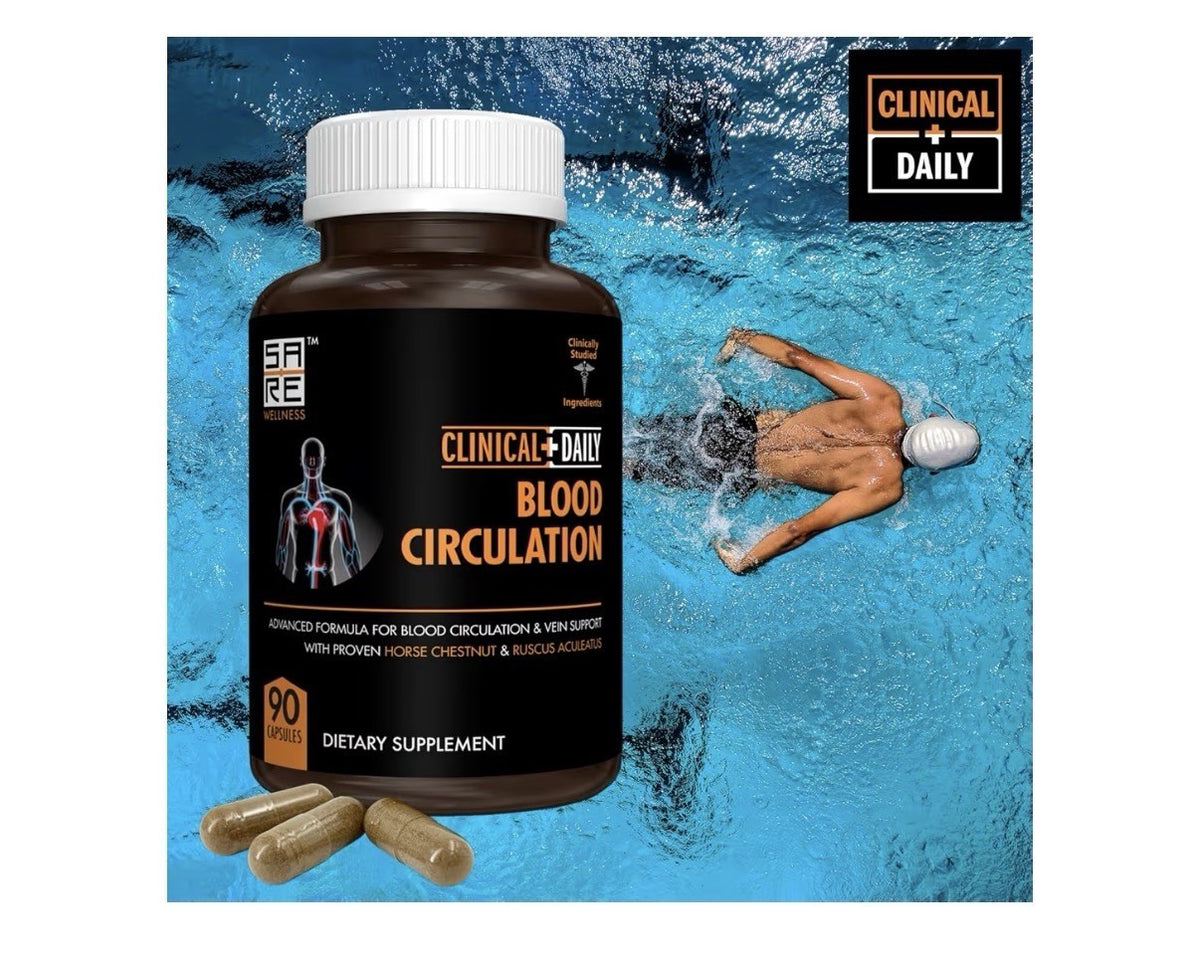 Clinical Daily Blood Circulation Supplement Circulation And Vein Support 90 Caps