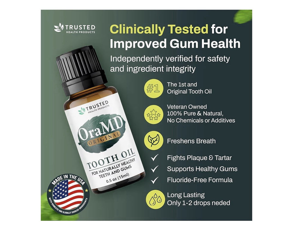 OraMD Tooth Oil 4-in-1 Original Strength Clinically Tested Gum Disease 15ml