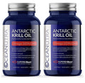 Antractic Krill Oil 1000mg Pure Organic Omega 3 EPA DHA 56% Phospholipids 2 Pack
