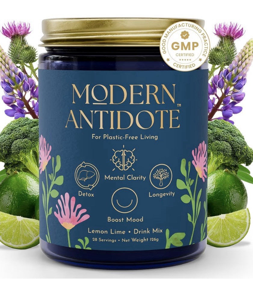 Modern Antidote Microplastic Detox Sulforaphane Milk Thistle & NAC 28 Servings