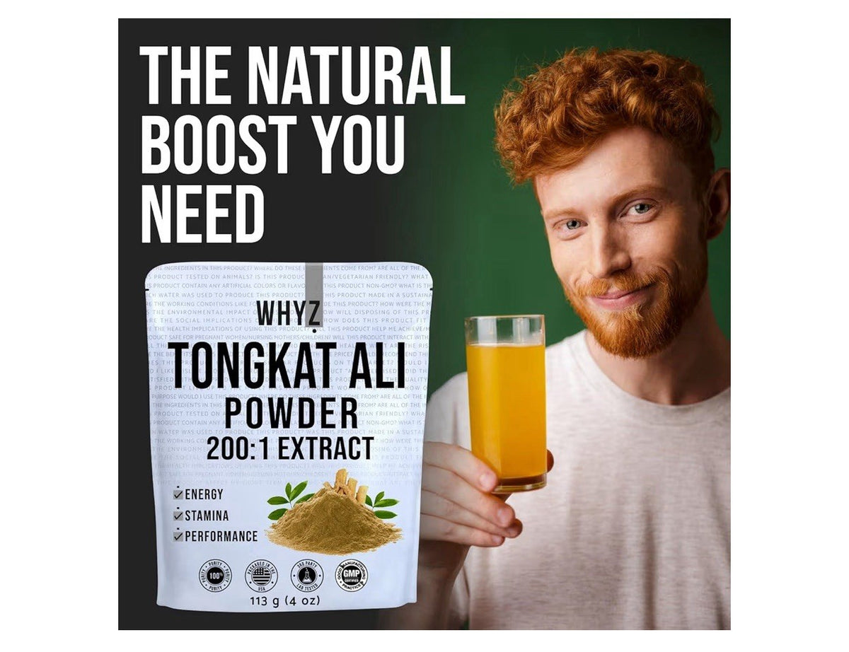 Tongkat Al Powder 113g Pure Longjack 200:1 Extract Eurycoma Longifolia 4oz
