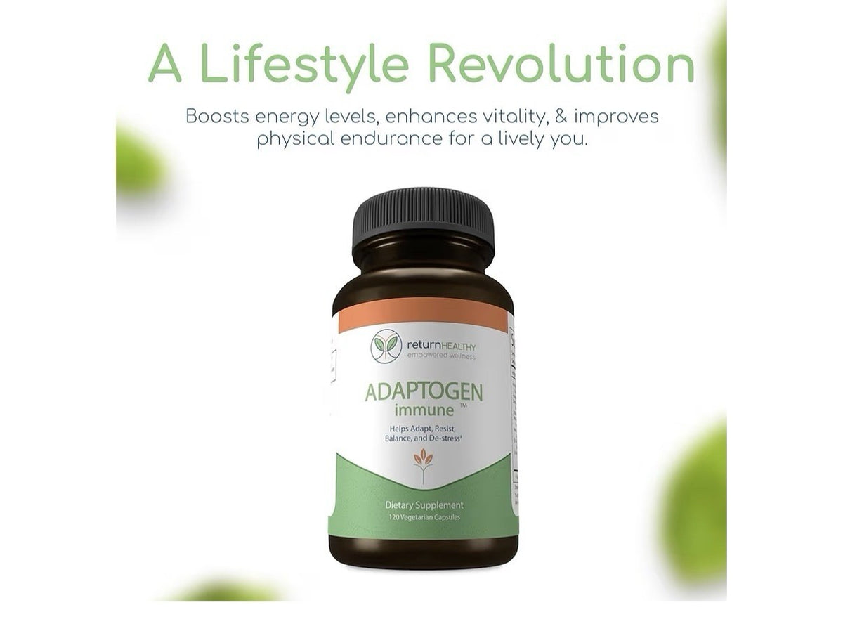 Return Healthy Adaptogen Immune Helps Body Functioning And Stress Relief 120cap