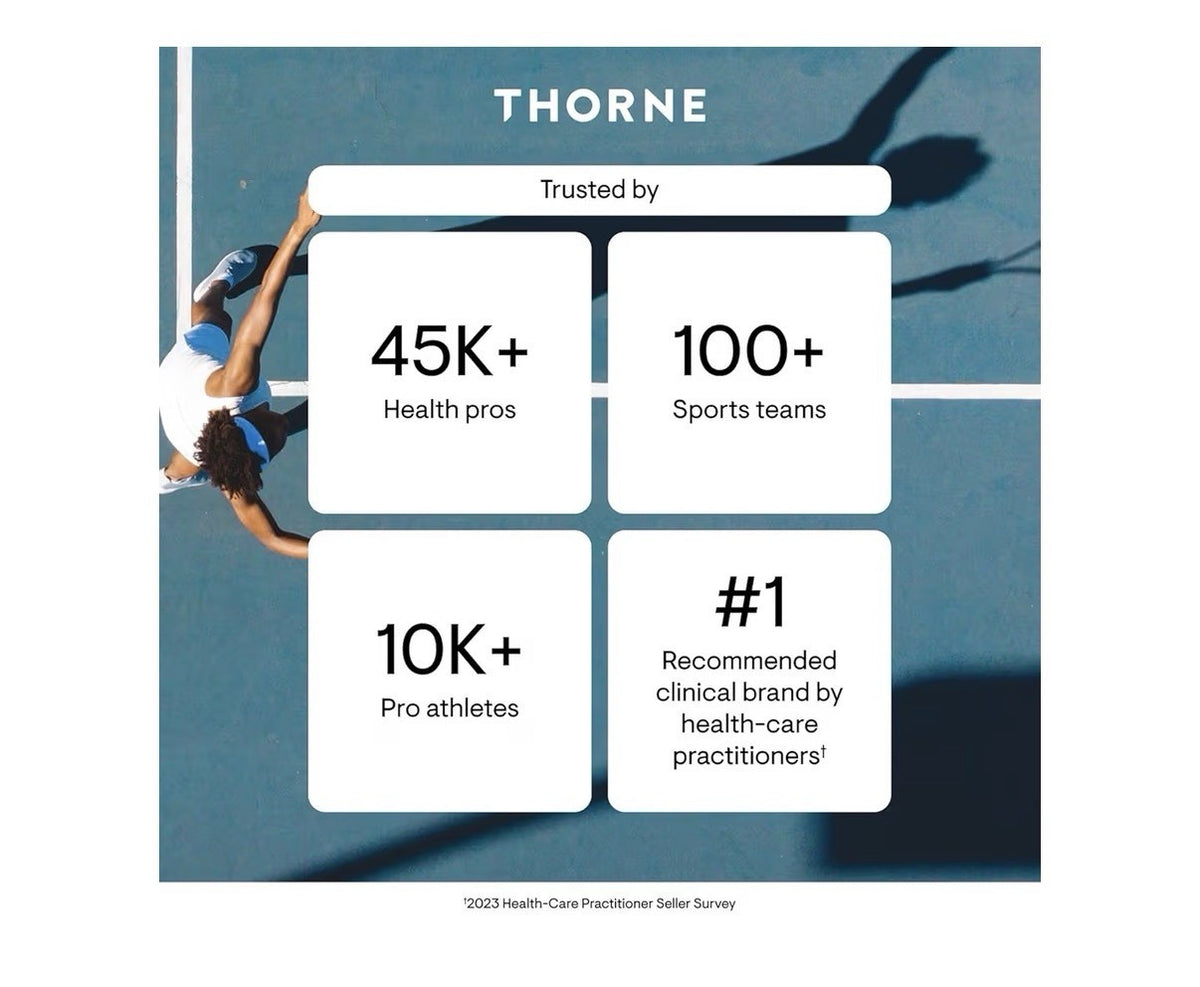 THORNE L-Arginine (Formerly Perfusia-SR) Nitric Oxide Heart Support 120 Capsules