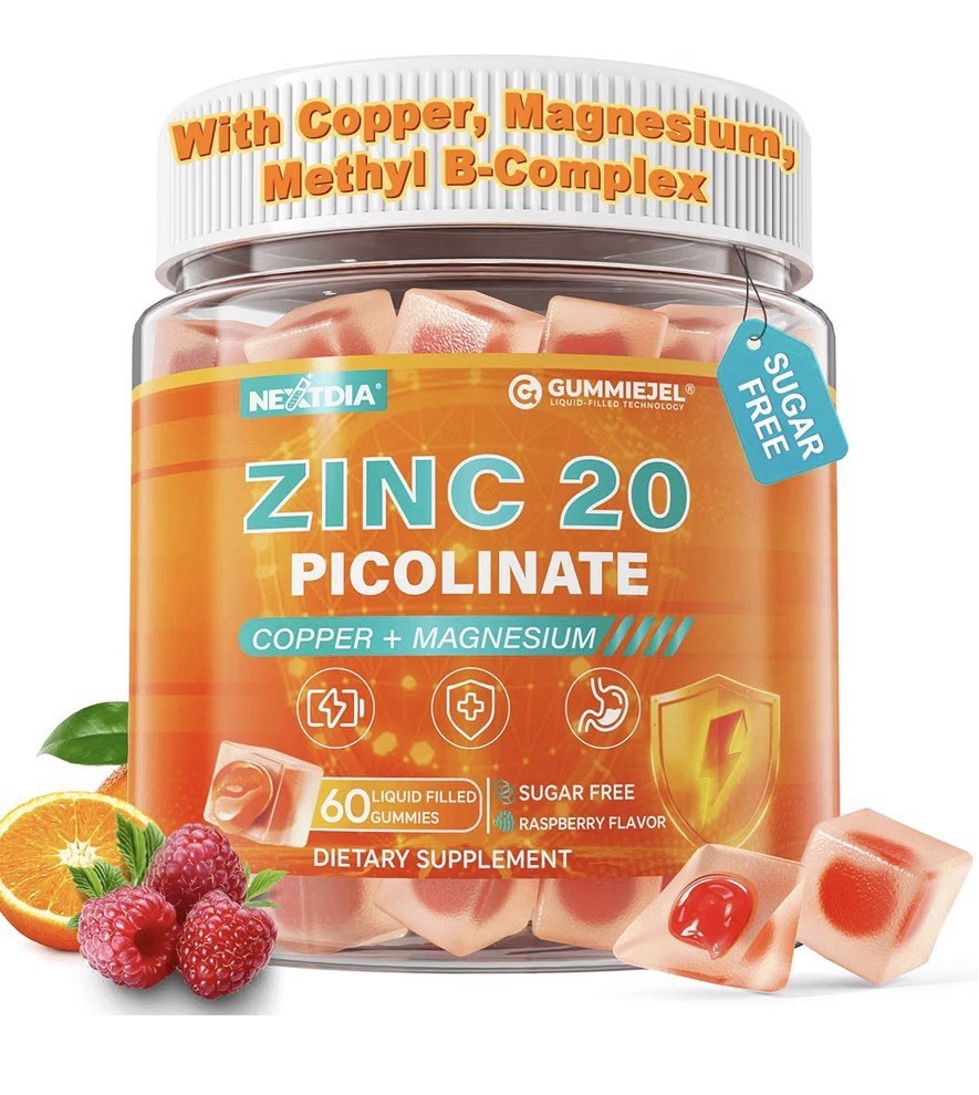 Nextdia Zinc 20 Picolinate Copper Magnesium for Women & Men 2 Pack