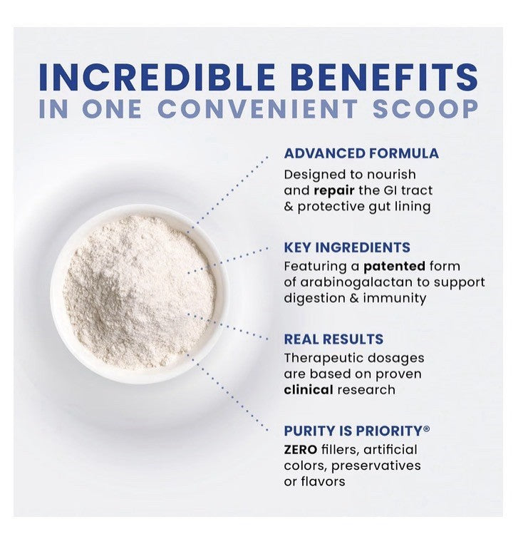 Pure Therapro Rx Leaky Gut Defense Powder Digestion Immune Support 30 Servings
