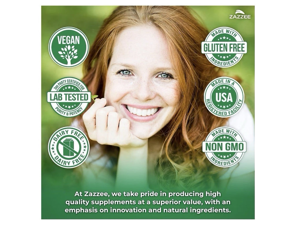 Zazzee Dandelion Root Digestive Water Balance Liver Support 2 Month Supply 60cap