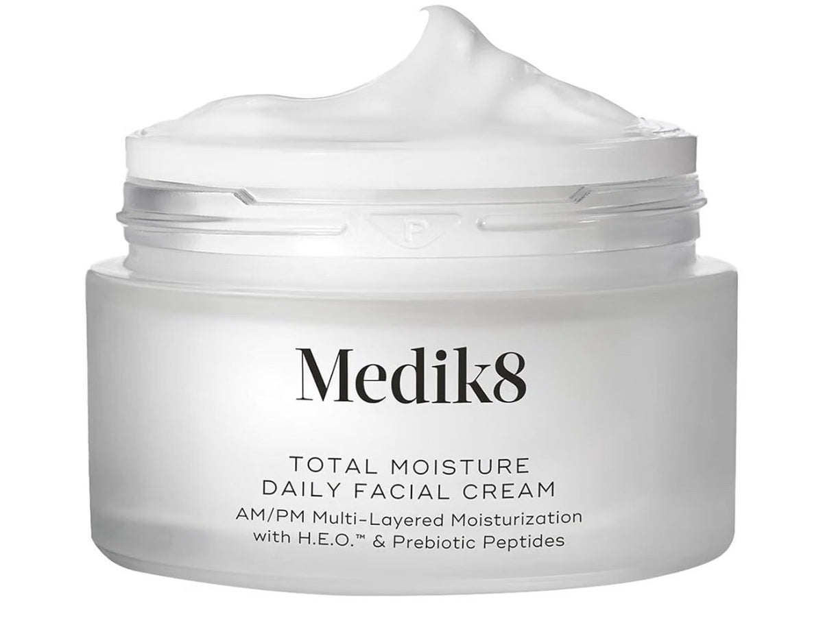 Medik8 Total Moisture Daily Facial Cream Hydrating Supports Skin Barrier 1.6oz