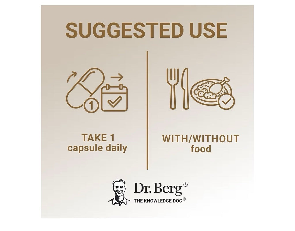 Dr. Berg D3 & K2 Support For Immunity 10,000 IU Vitamin D 100 mg Vitamin K 120ca