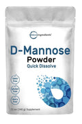 Micro Ingredients D Mannose Powder Quick Dissolve For Women And Men 12 oz