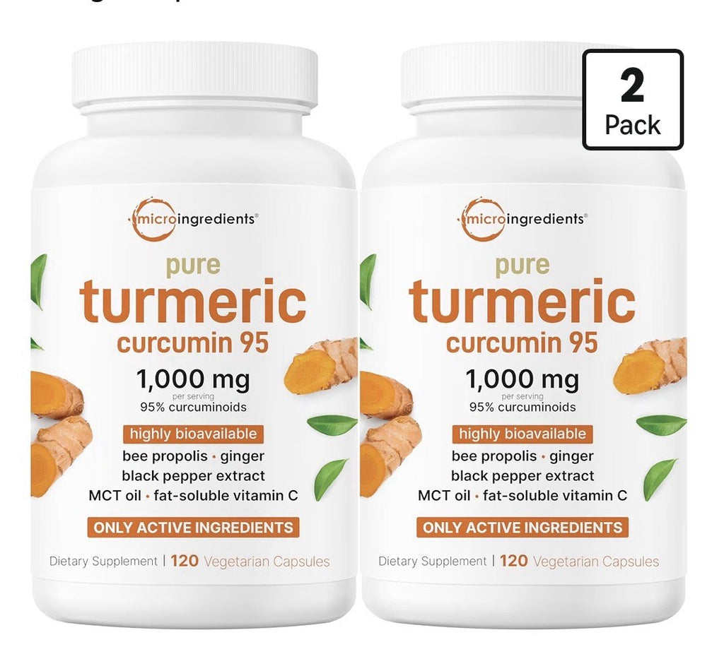 Micro Ingredients Turmeric Curcumin 95 1,000mg Per Serving 2 Pack