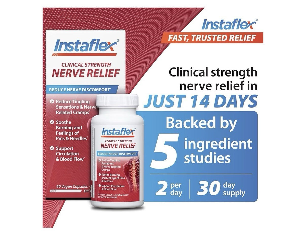Instaflex Nerve Relief Clinical Strength Reduce Nerve Discomfort Soothe Burning