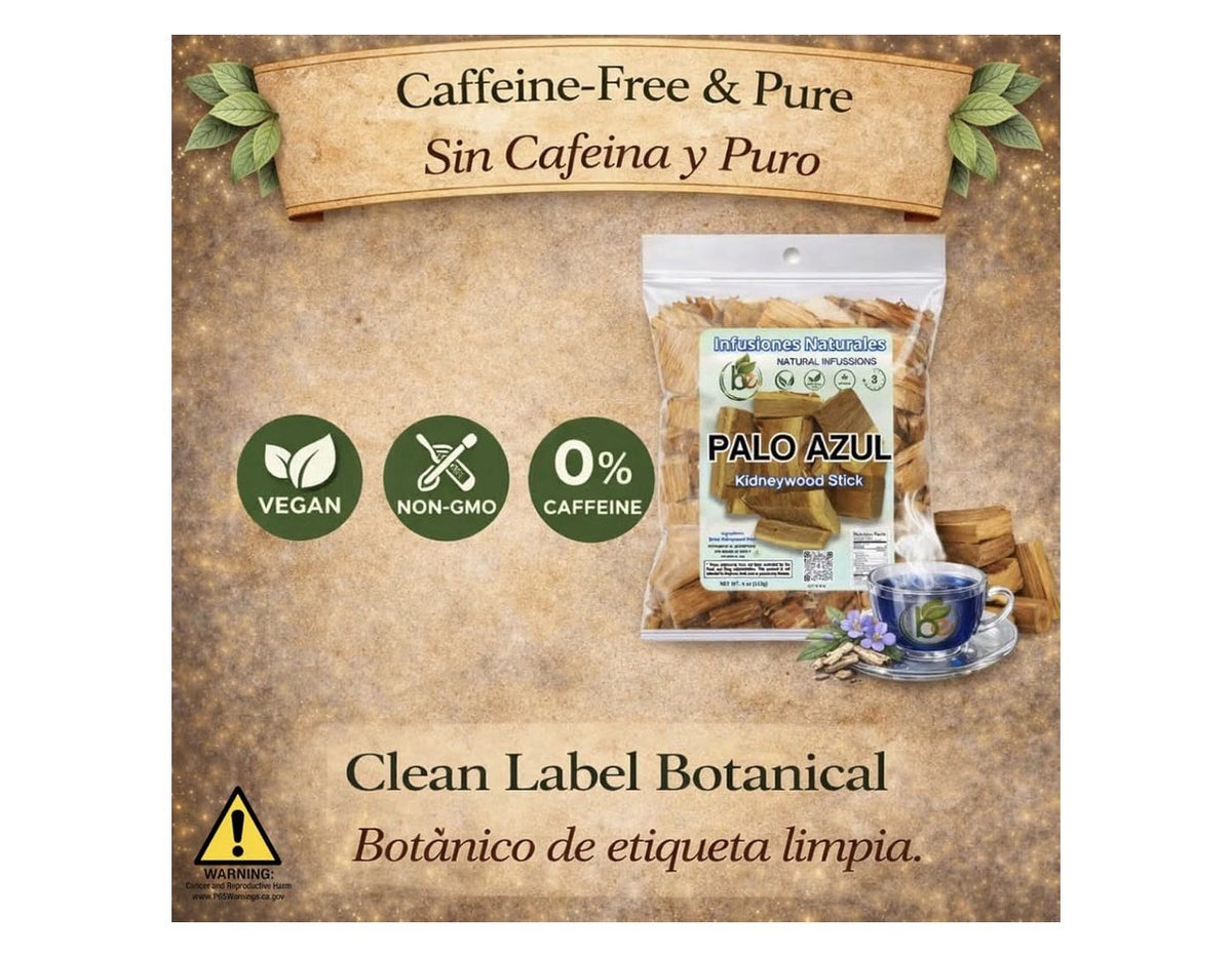 B-Experts Palo Azul Natural Herbal Tea Eysenhardtia Polystachya 4 oz