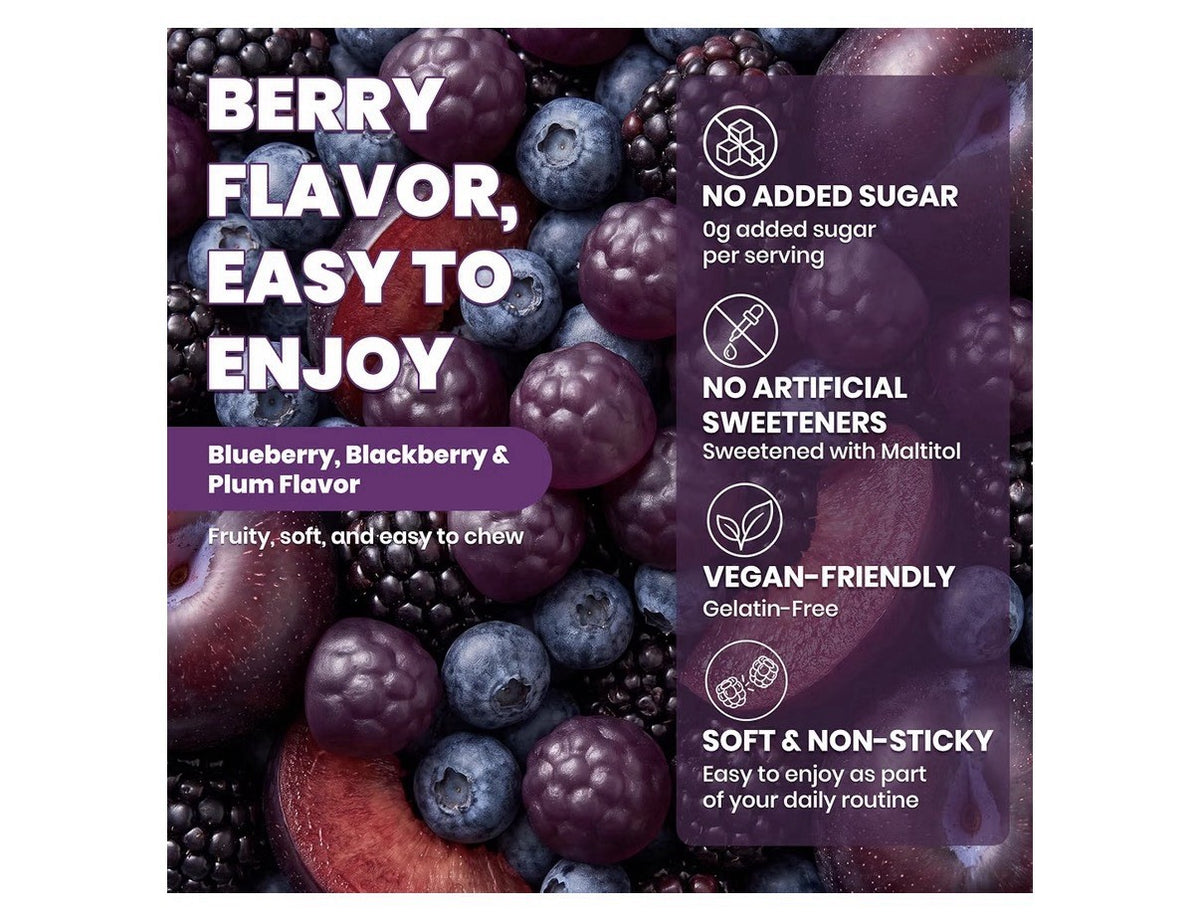 VEV UPMAGO Magnesium Gummies Cortisol & Stress Support For Adults 90 Gummies