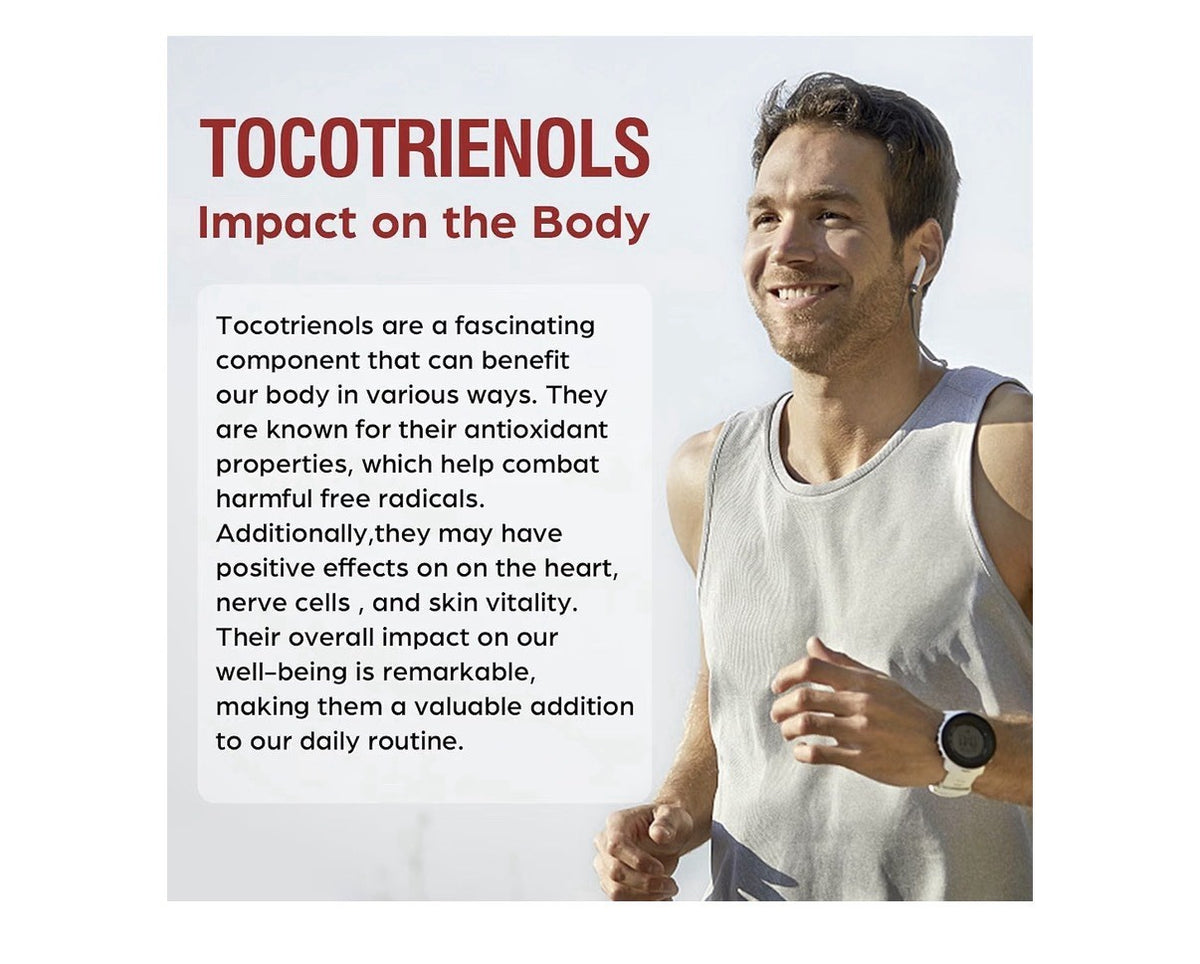 Kroppssund Tocotrienols 800mg Antioxidant Immune Health 60 Liquid Capsules