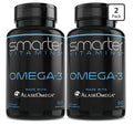2 Pack SmarterVitamins Omega 3 Fish Oil Made With AlaskaOmega DHA EPA