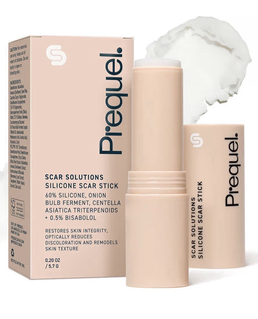 Prequel Scar Solutions 60% Silicone Scar Stick  Remodels Skin Texture 1 Psc