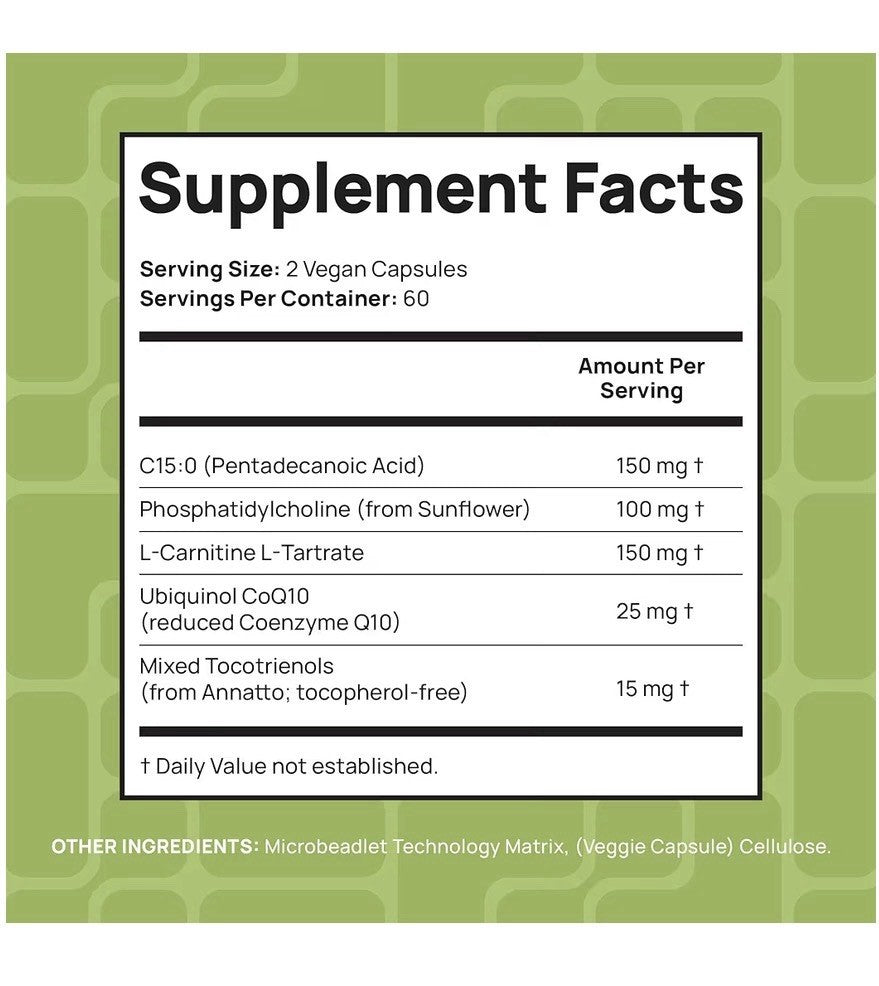 StayWell C15:0  Cellular Complex Pentadecanoic Acid Memberance Support 120 Caps