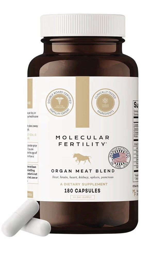 Molecular Fertility Beef Organ Complex Pasture-Raised Grass Fed Beef Liver 180ca