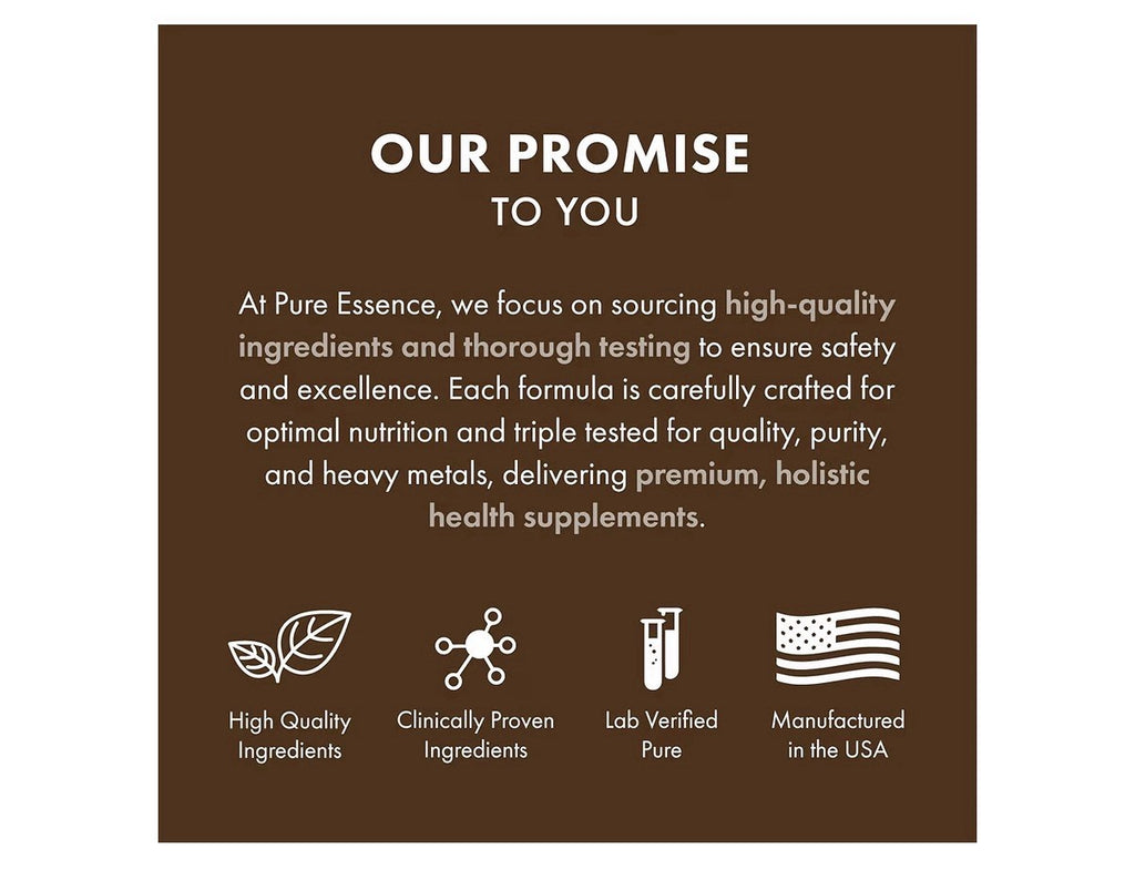 PURE ESSENCE LABS MyPure Lion's Mane 8X Max Strength Brain Focus Support 60 Caps