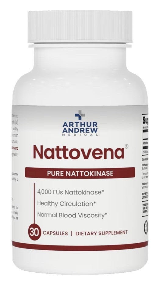 Arthur Andrew Medical Nattovena Pure Nattokinase Circulatory Heart Health 30caps