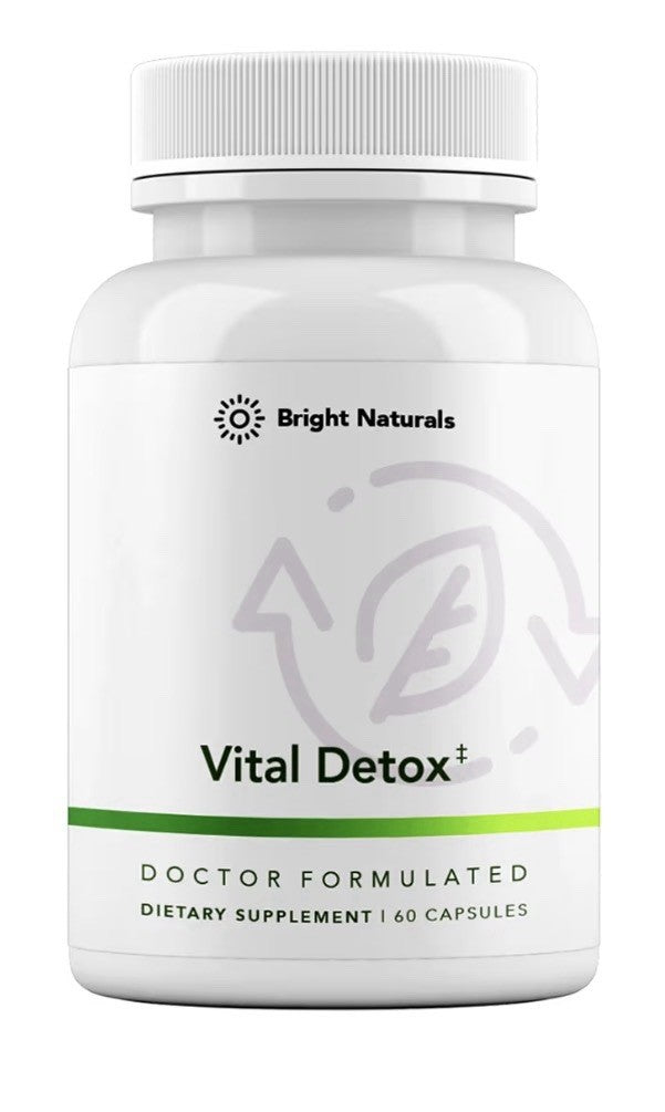 Bright Naturals Vital Detox Liver Supplement Liver Health Formula 60 Capsules