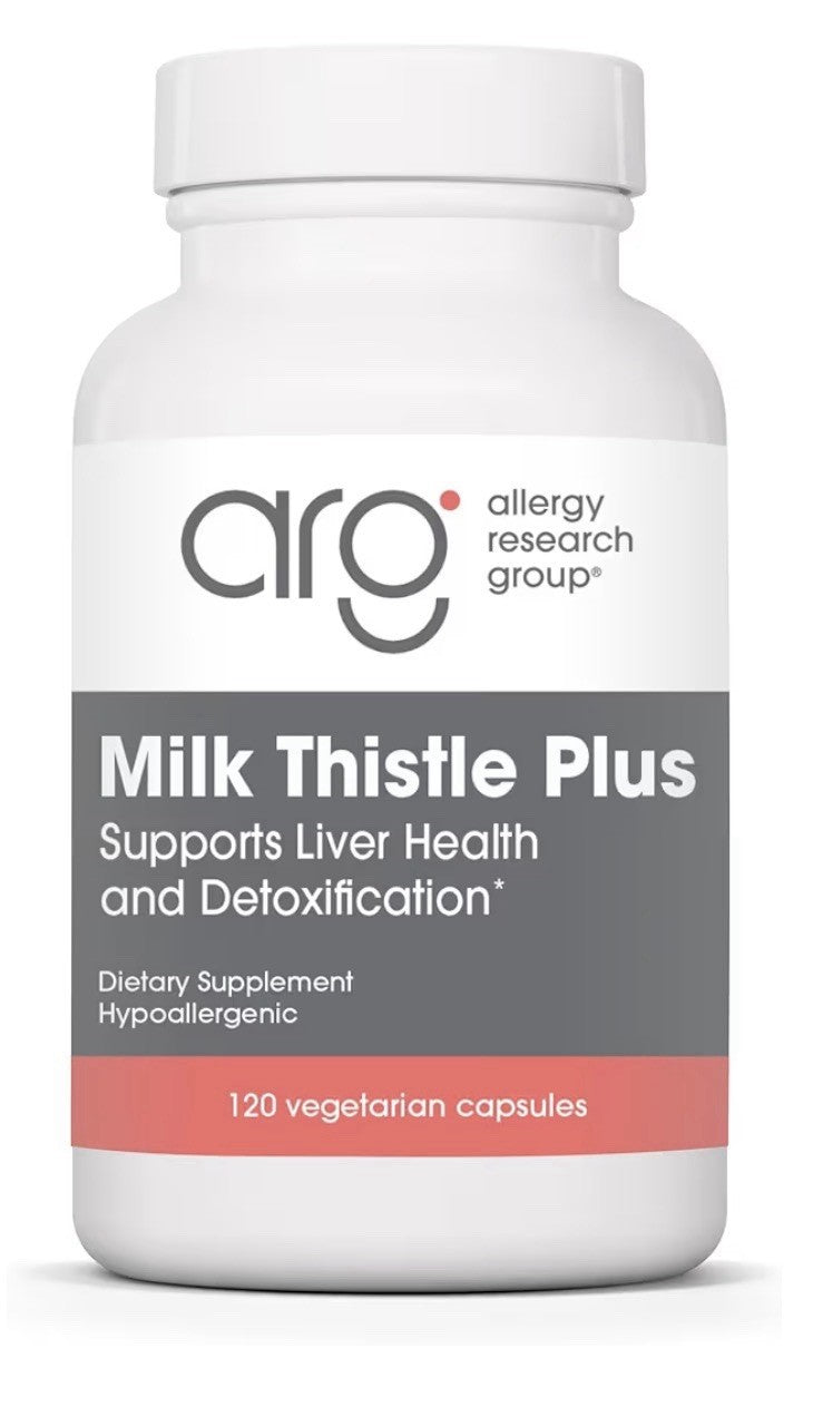 Allergy Research Group ARG Milk Thistle Plus Support Liver Health Detoxification