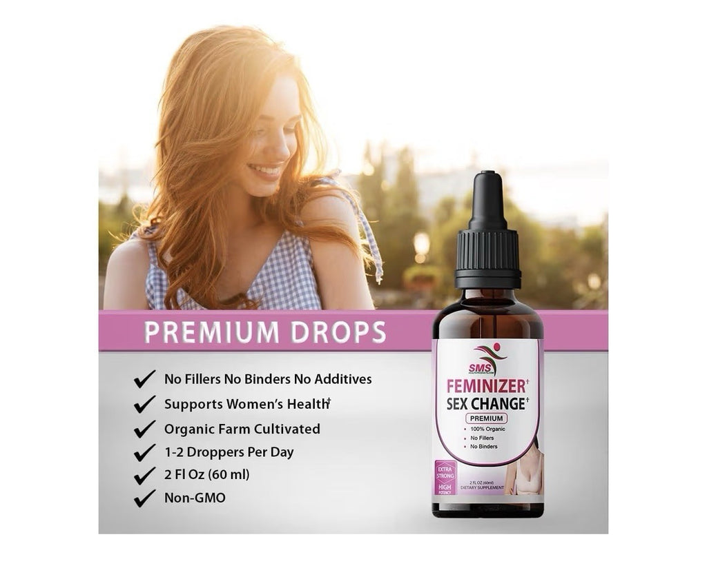 SMSHEALTHPRODUCTS SMS Feminizer Sex Change Pueraria Mirifica Drops Organic 2oz