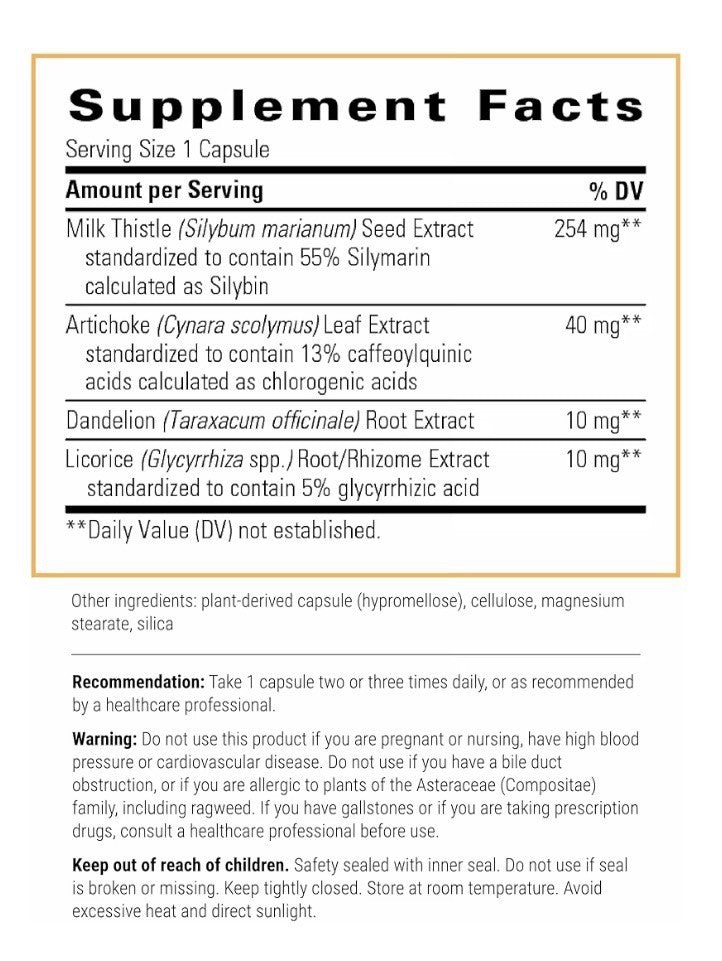Integrative Therapeutics Super Milk Thistle X Liver Support Formula 120 Capsules