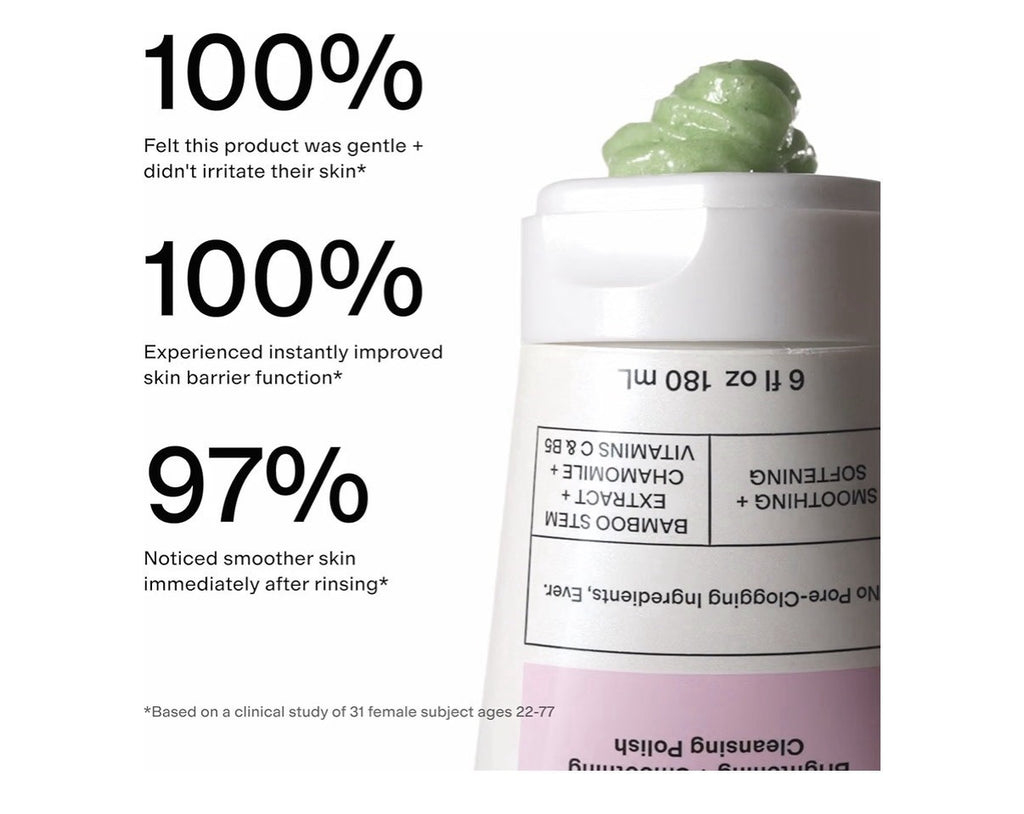CLEARSTEM VITAMINSCRUB Brightening Smoothing Cleansing Polish Scrub Cleanser 6oz