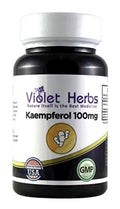 Violet Herbs Kaempferol 100mg 60 Capsules Supplement