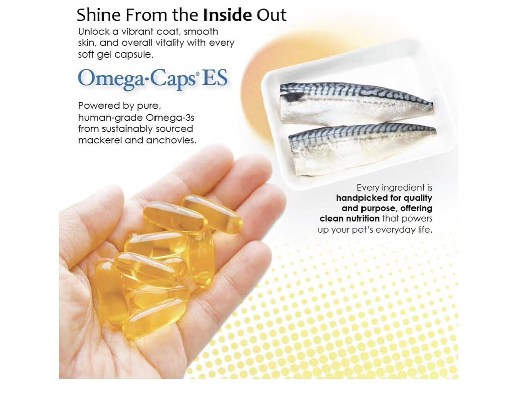 Omega Caps ES Omega-3 & 6 Extra Strength Large and Giant Dogs Breeds 250capsules