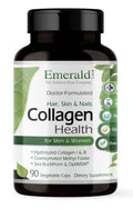 EMERALD LABS Collagen Health Hair Skin Nails Immune Adrenal Health For Women&Men