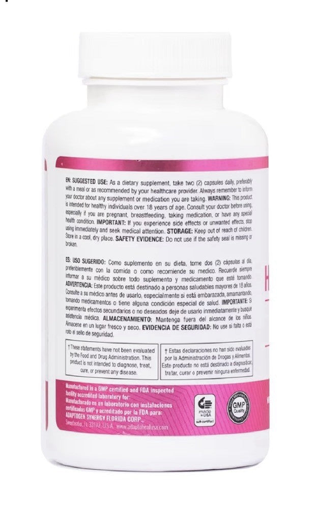 ADAPTOHEAL Hormone Balance for Women Menopause & PMS Support Supplement 180 Caps