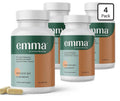 4 Pack Emma Bloating & Gas Relief Supports Flatter Tummy by Enclave BioActives