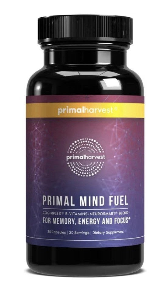 Primal Harvest Primal Mind Fuel Brain Booster Supplement Focus Energy 2 Packs