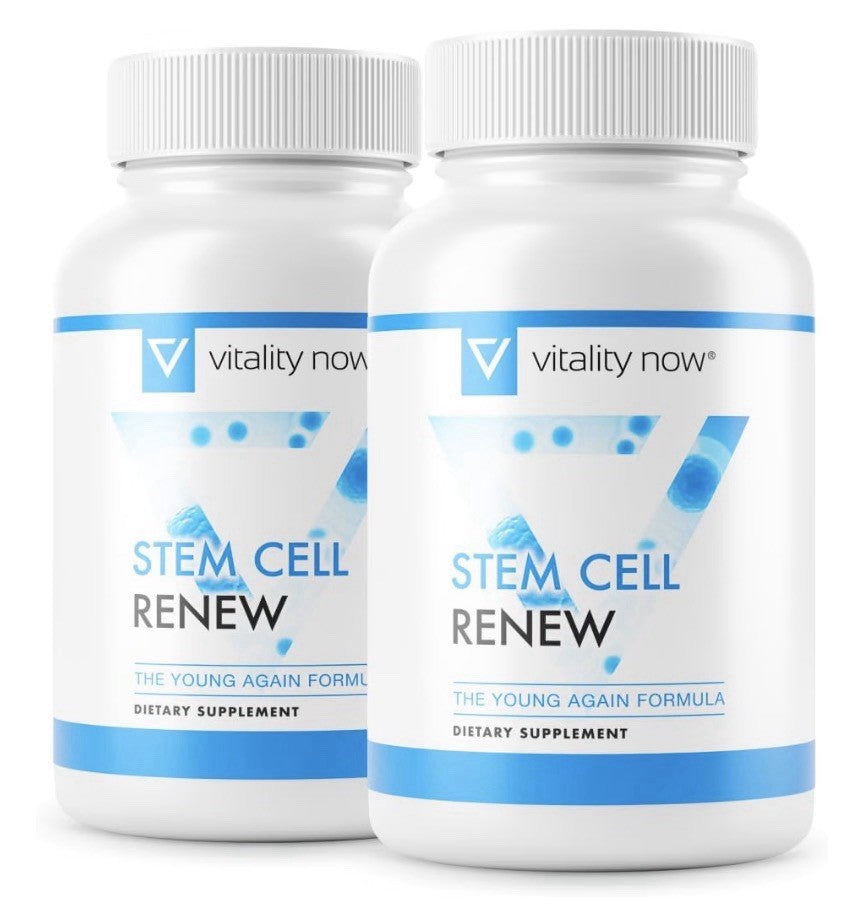 2 Pack Vitality Now Stem Cell Renew The Young Again Formula Slow Signs Of Aging