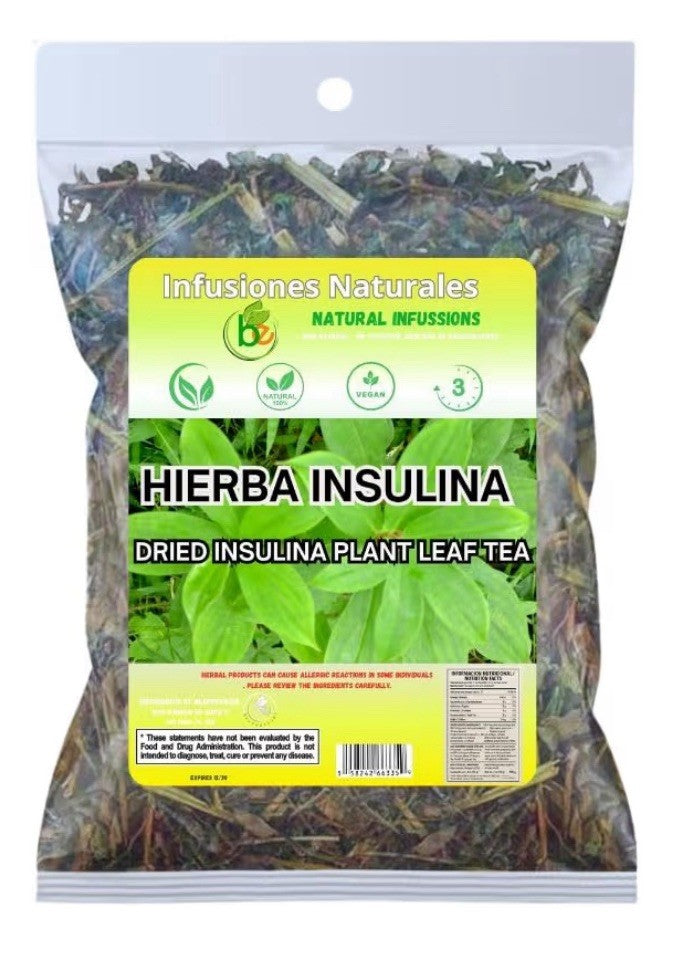Hierba Insulina Dried Insulina Plant Leaf Tea 113 Grams Costus Igneus