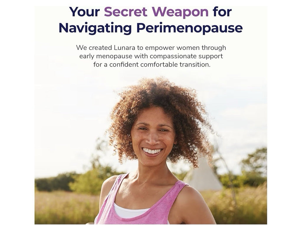 Bright Naturals Lunara Doctor Formulated Menopause Supplements for Women 60 Caps