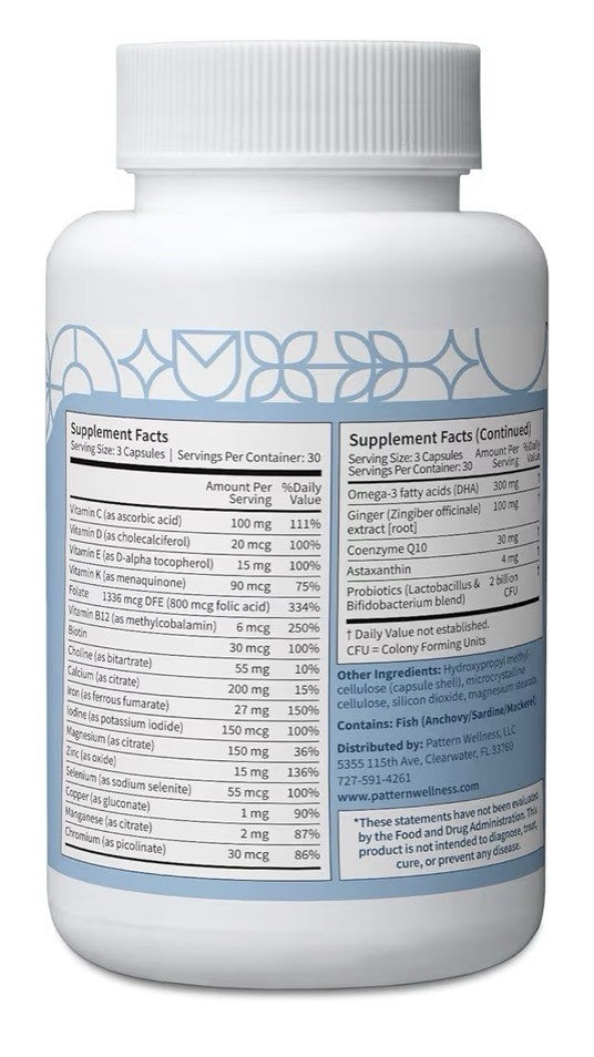 Pattern Wellness Prenatal Complex Supports Parental Health & Wellness for Women