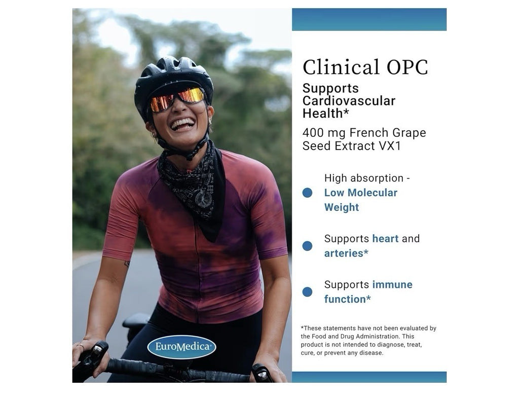 EuroMedica Clinical OPC Cardiovascular Health Cellular Protection 60 Softgels