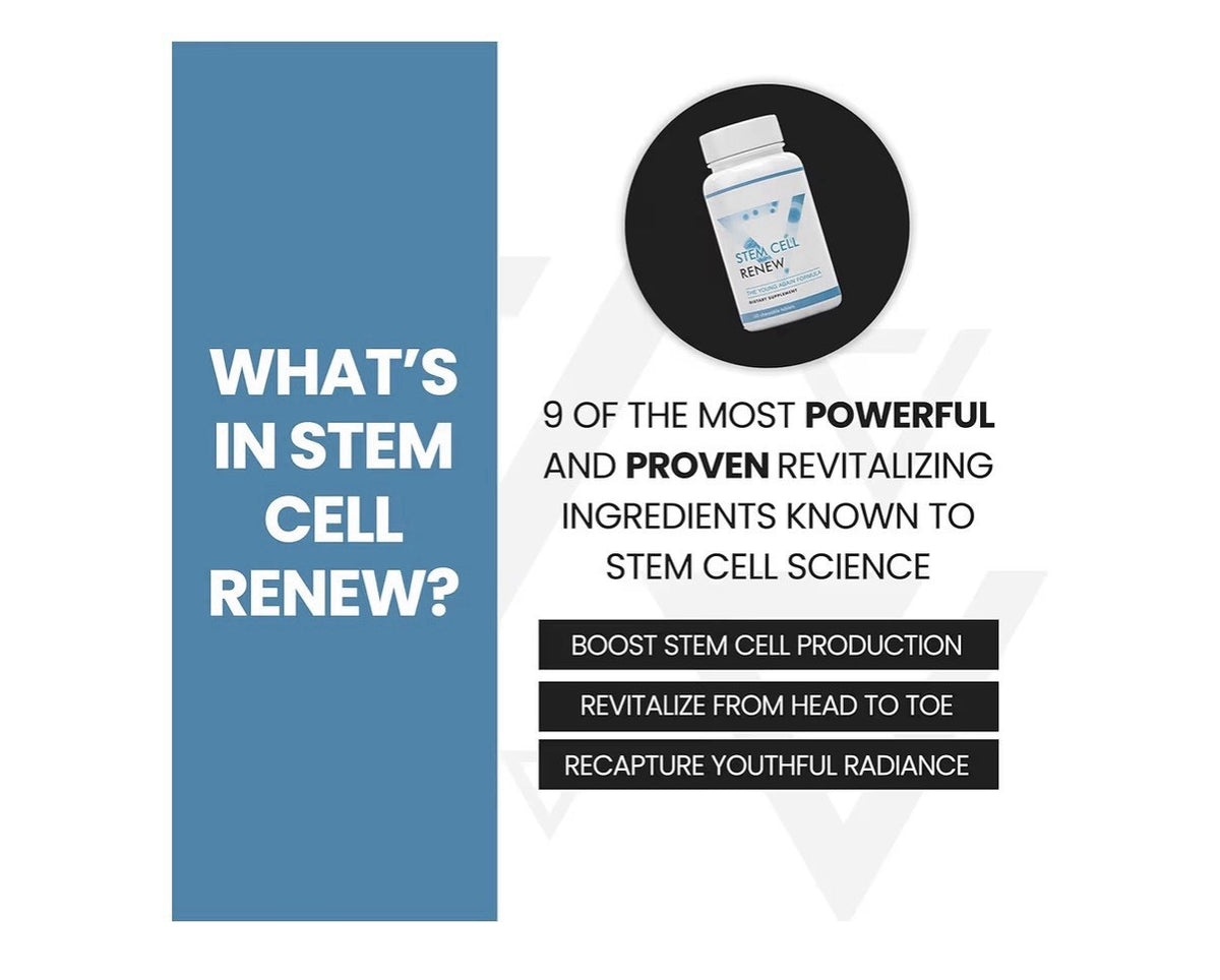 2 Pack Vitality Now Stem Cell Renew The Young Again Formula Slow Signs Of Aging