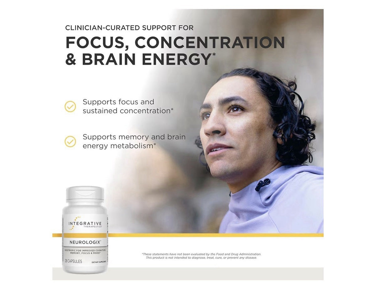 Integrative Therapeutics Neurologix Nootropic Cognition Memory Focus Mood 28caps