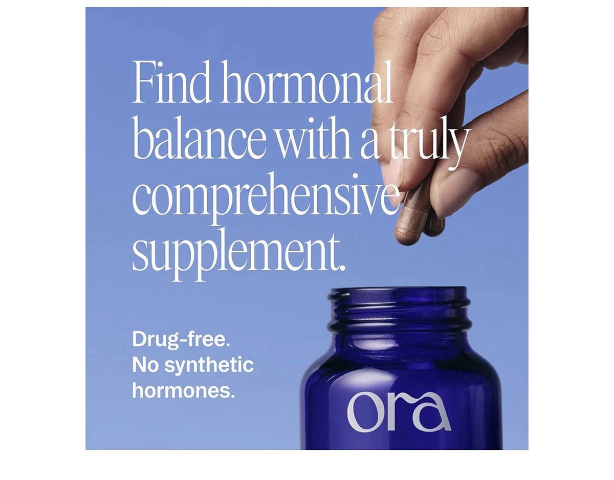 Ora Harmonious Hormonal Health Support Mood And Energy 90 Capsules