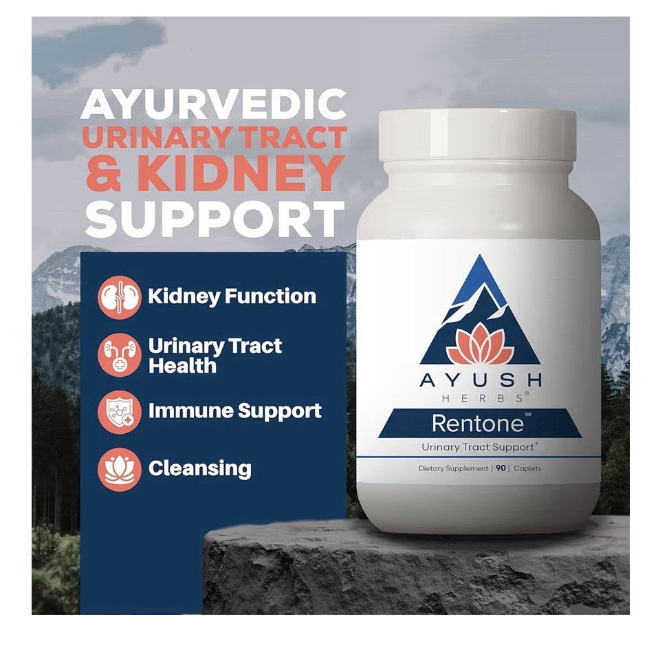 Ayush Herbs Rentone Kidney Urinary Tract Support Supplement with Cranberry 90cap