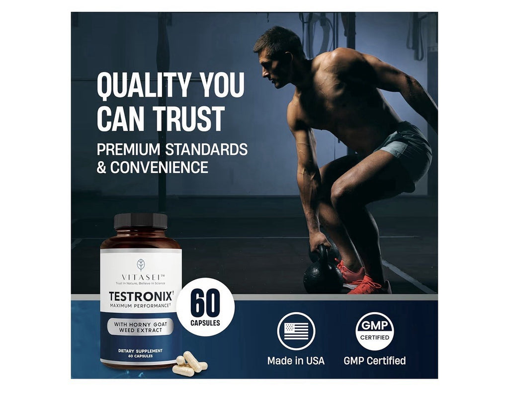 VITASEI Testronix Maximum Performance & Muscle Supplement 2 Pack